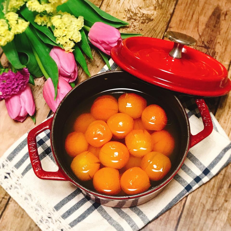ストウブ で金柑の甘露煮🍊